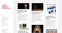 Desktop Screenshot of centreforsoloperformance.com