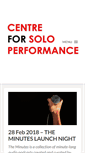 Mobile Screenshot of centreforsoloperformance.com