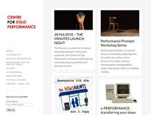 Tablet Screenshot of centreforsoloperformance.com